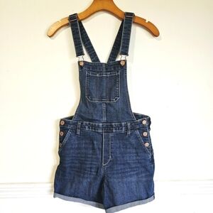 Denim Overalls Shorts